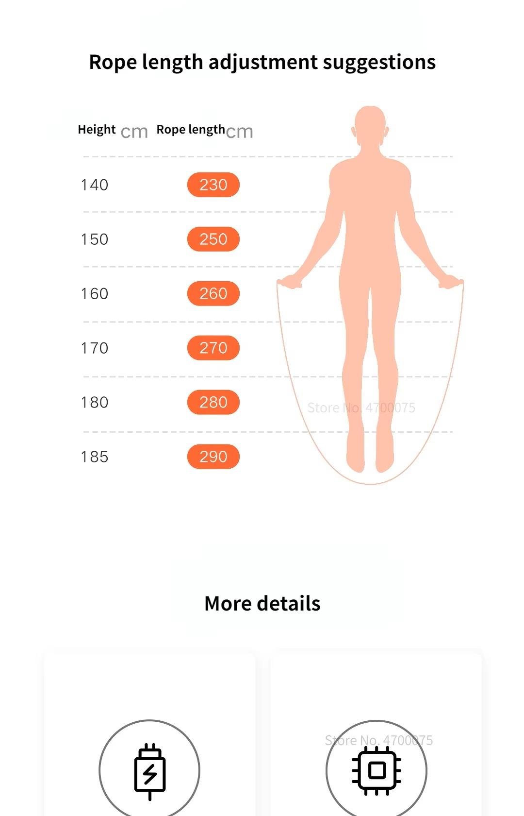 Xiaomi Mijia Akıllı Atlama İpi, Kablolu ve Kablosuz Çift Mod  Elektronik Sayma Veri Kaydı 