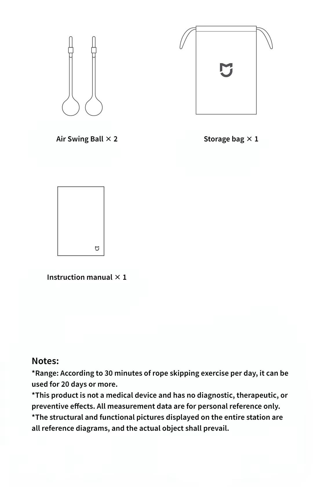 Xiaomi Mijia Akıllı Atlama İpi, Kablolu ve Kablosuz Çift Mod  Elektronik Sayma Veri Kaydı 