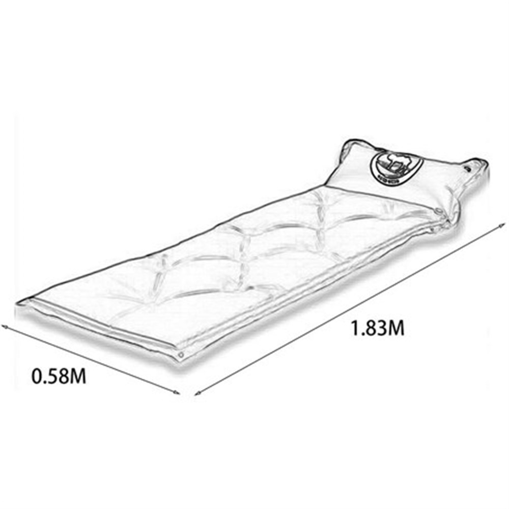 Yastıklı Şişme Nemlenmez Uyku Matı Yatak