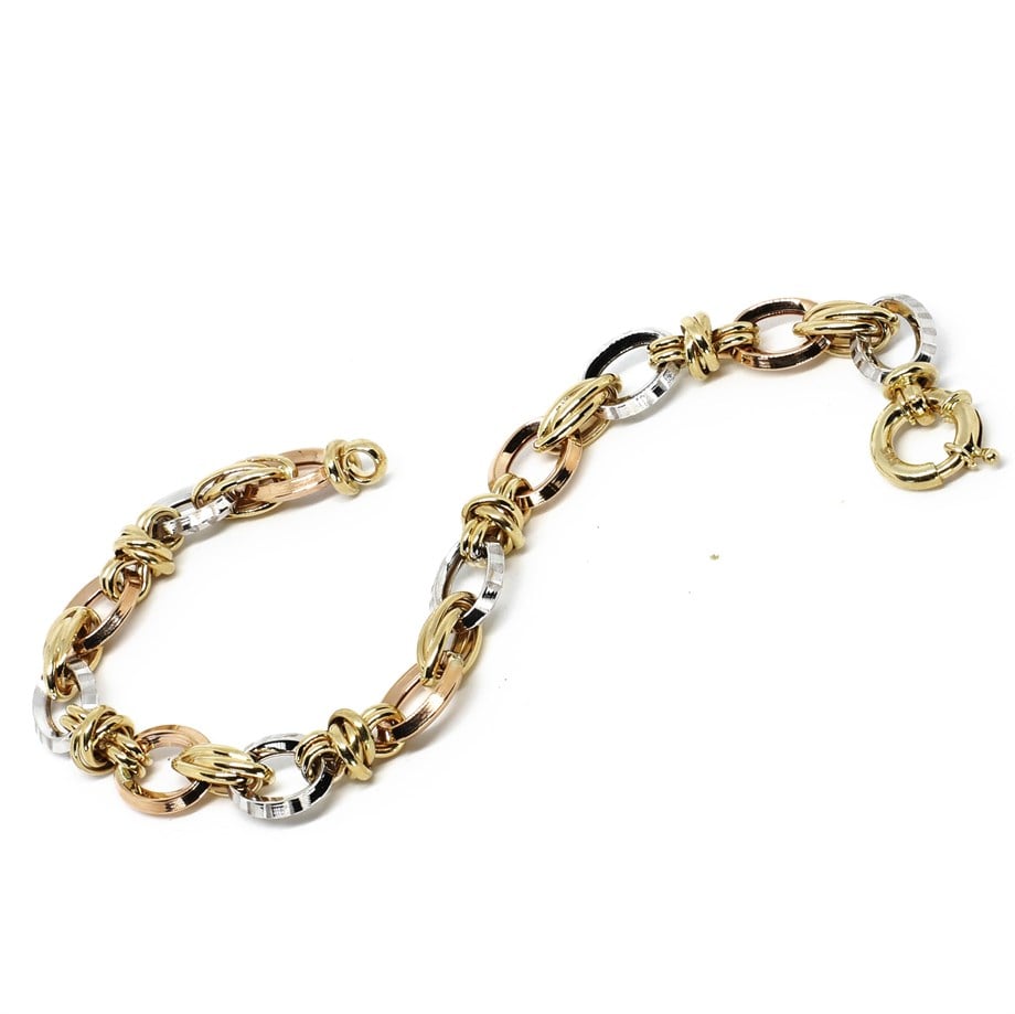 14 Ayar 3 Renk Bileklik