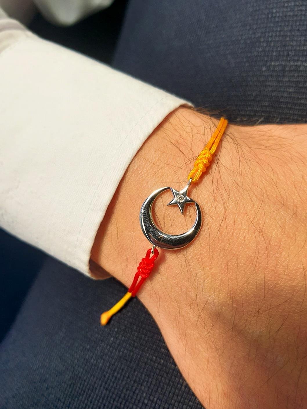 Galatasaray Ay Yıldız Icardi İpli Altın Bileklik