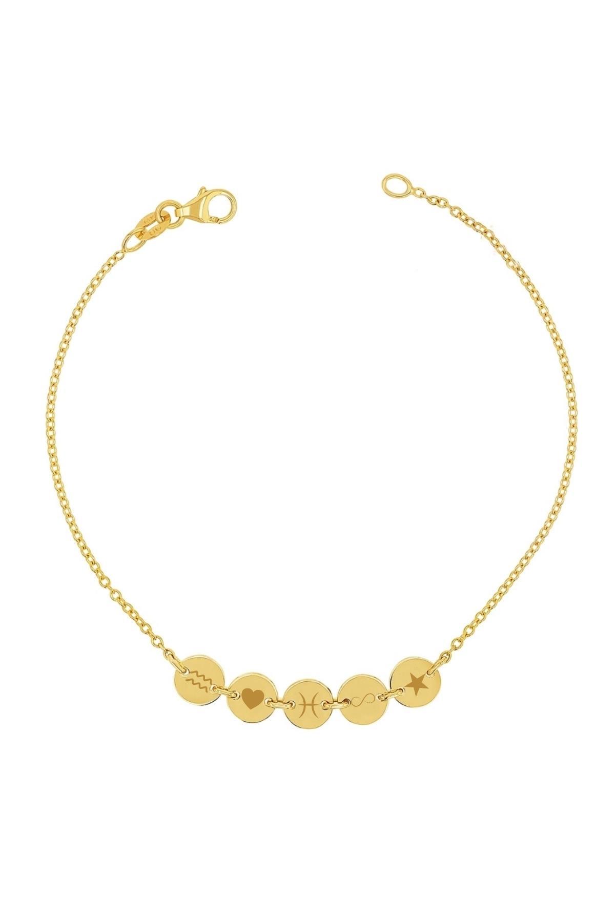 Kişiye Özel Plaka Altın Bileklik