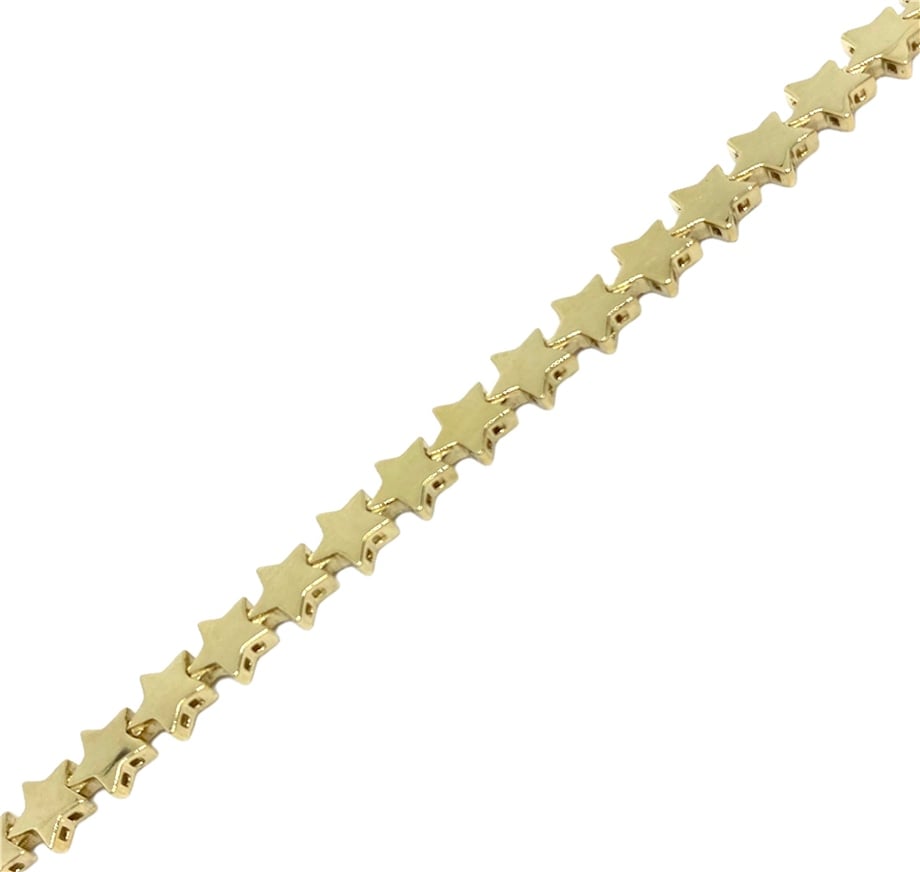 Sıralı Yıldız 14 Ayar Altın Bileklik