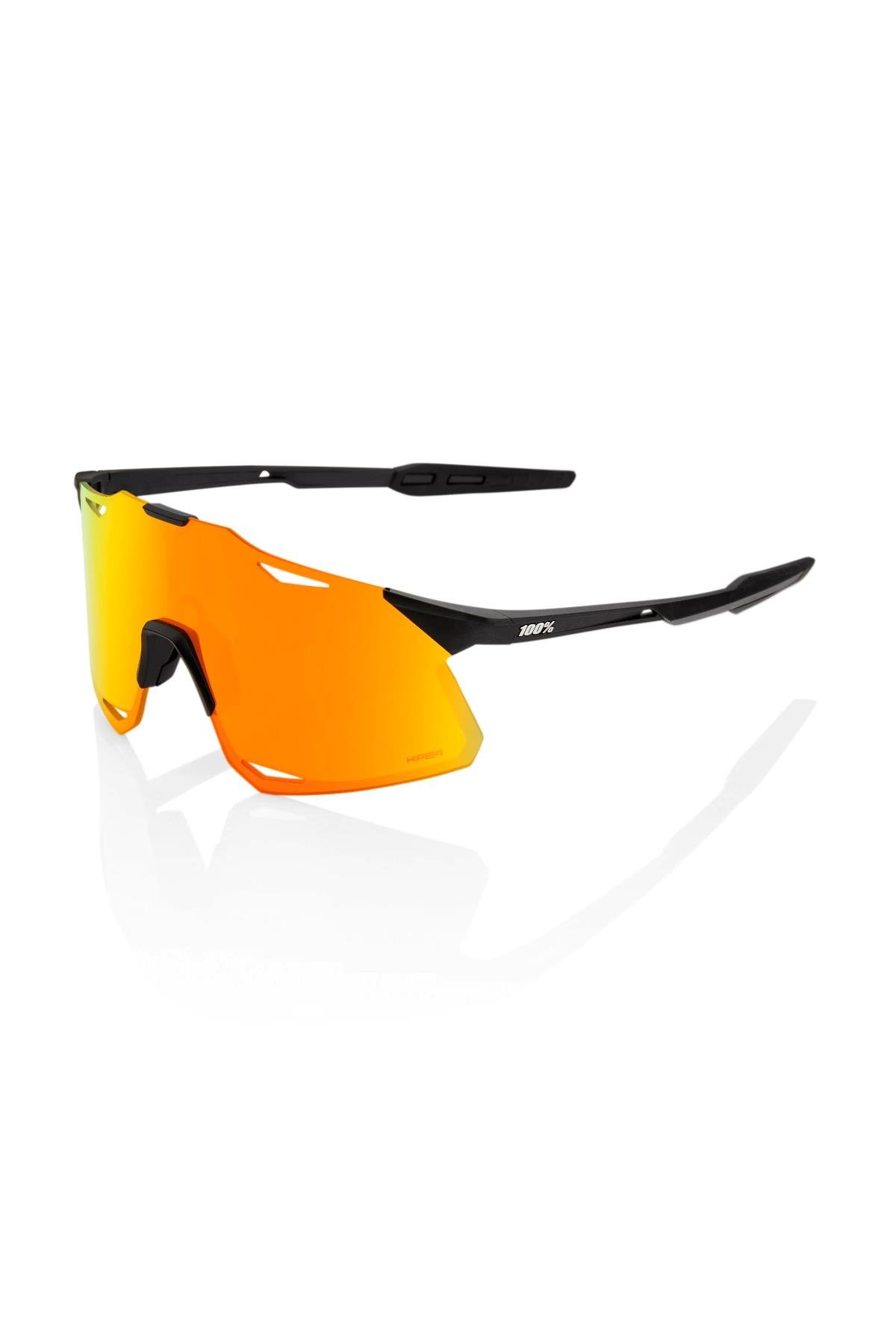 100% Hypercraft - Mat Siyah - HiPER Red Multilayer Mirror Lens