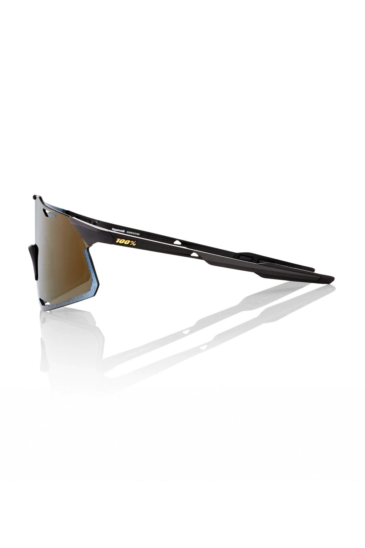 100% Hypercraft Mat Siyah Soft Gold Mirror Lens