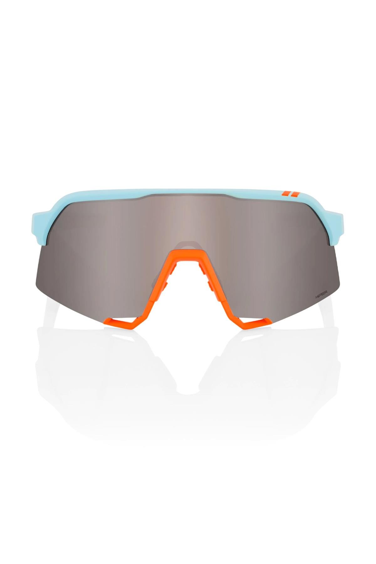 100% S3 Soft Tact Two Tone Hiper Silver Mirror Lens