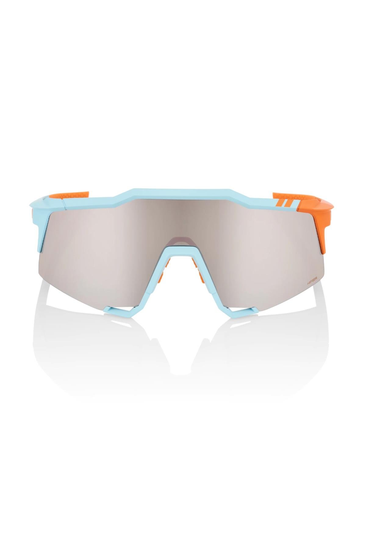 100% Speedcraft Soft Tact Two Tone Hiper Silver Mirror Lens