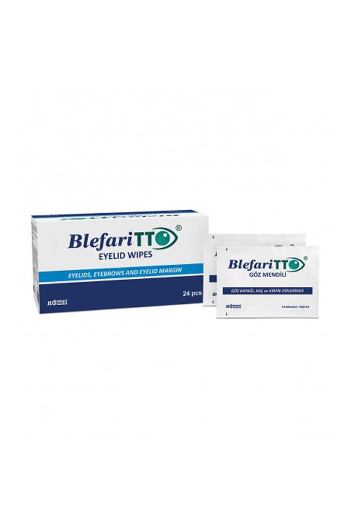 BlephariTTO Göz Çevresi Temizleme Mendili 24' lü