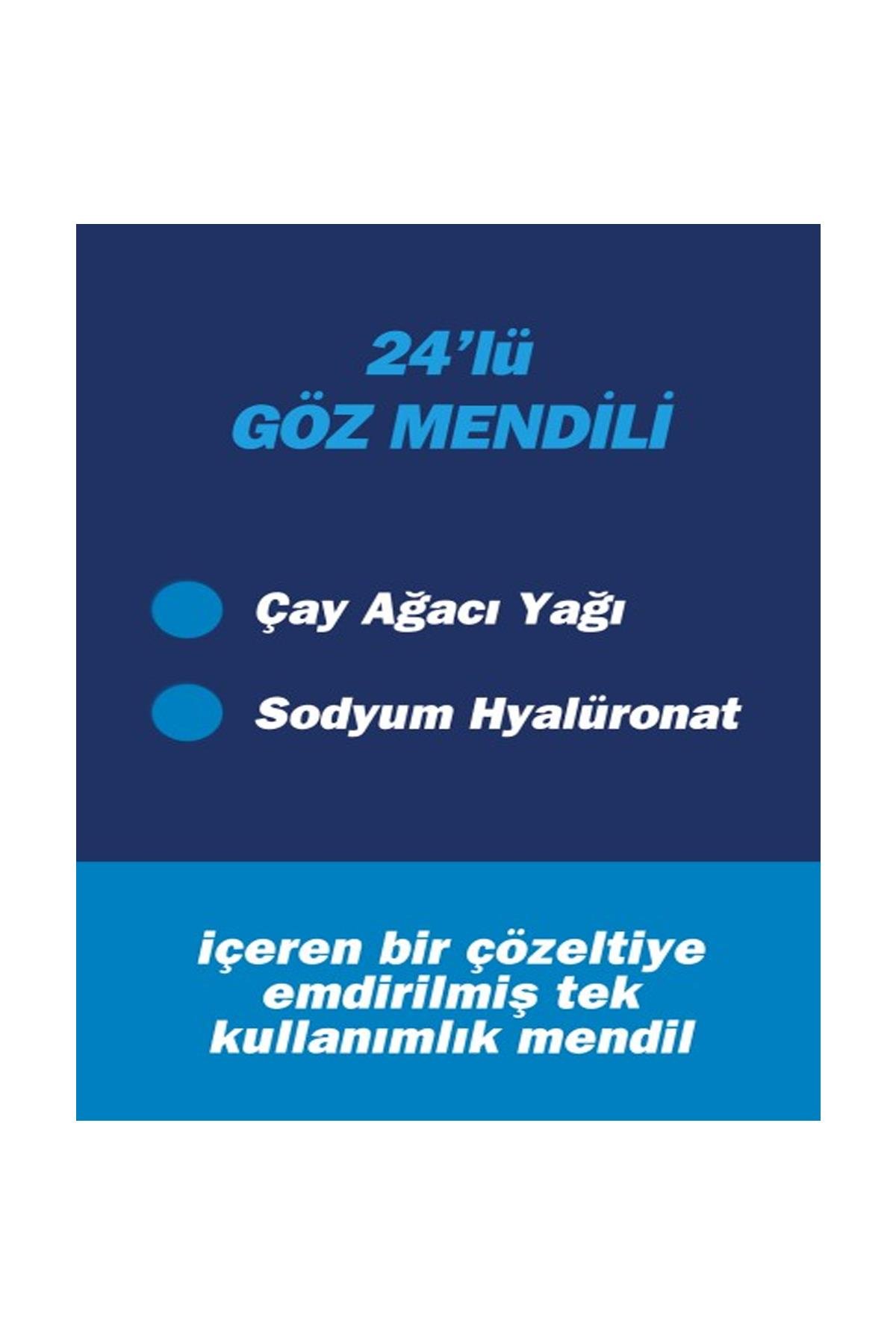 BlephariTTO Göz Çevresi Temizleme Mendili 24' lü