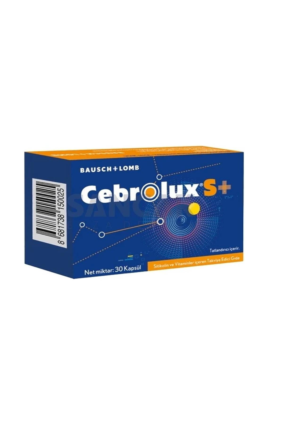 Cebrolux S + Sitikolin Vitamin 30 Kapsül