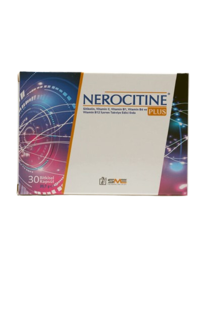 Nerocitine Plus (Sitikolin, Vitamin C, Vitamin B1, Vitamin B6 Ve Vitamin B12 İçeren Takviye Edici Gıda)