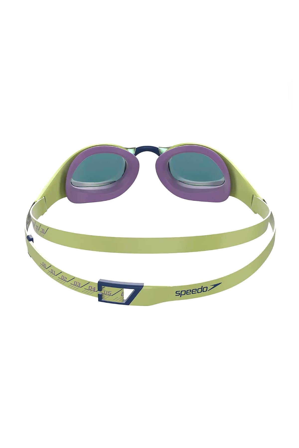 Speedo Fastskin Pure Focus Mirror Yüzücü Gözlüğü Yeşil/Mor