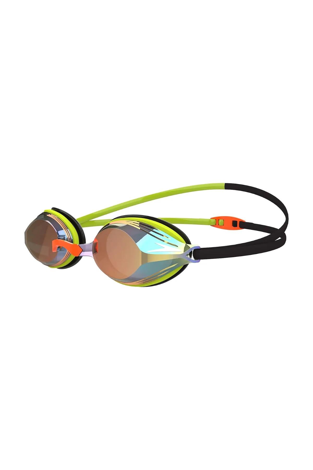 Speedo Vengeance Mirror Yüzücü Gözlüğü Yeşil/Turuncu