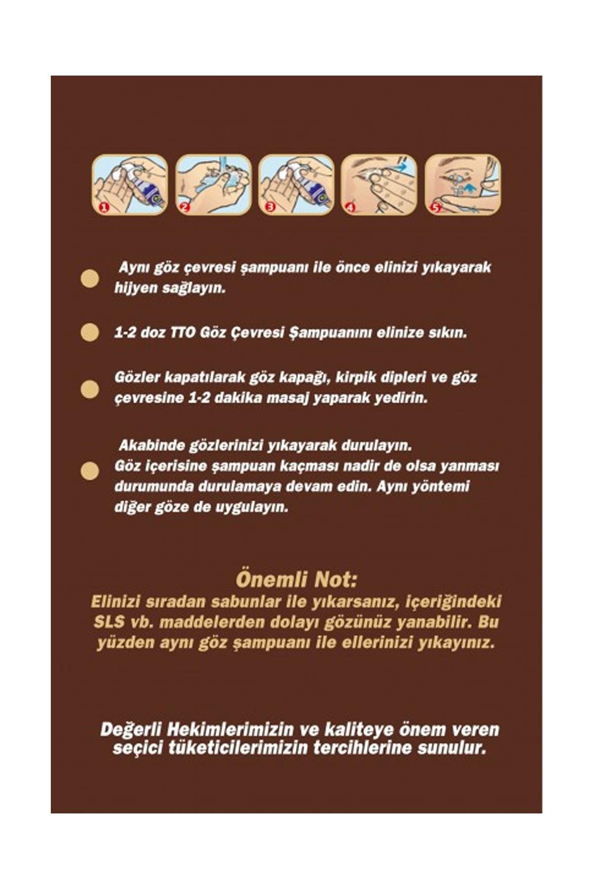Tto GÖZ ÇEVRESİ ŞAMPUANI 125 ML