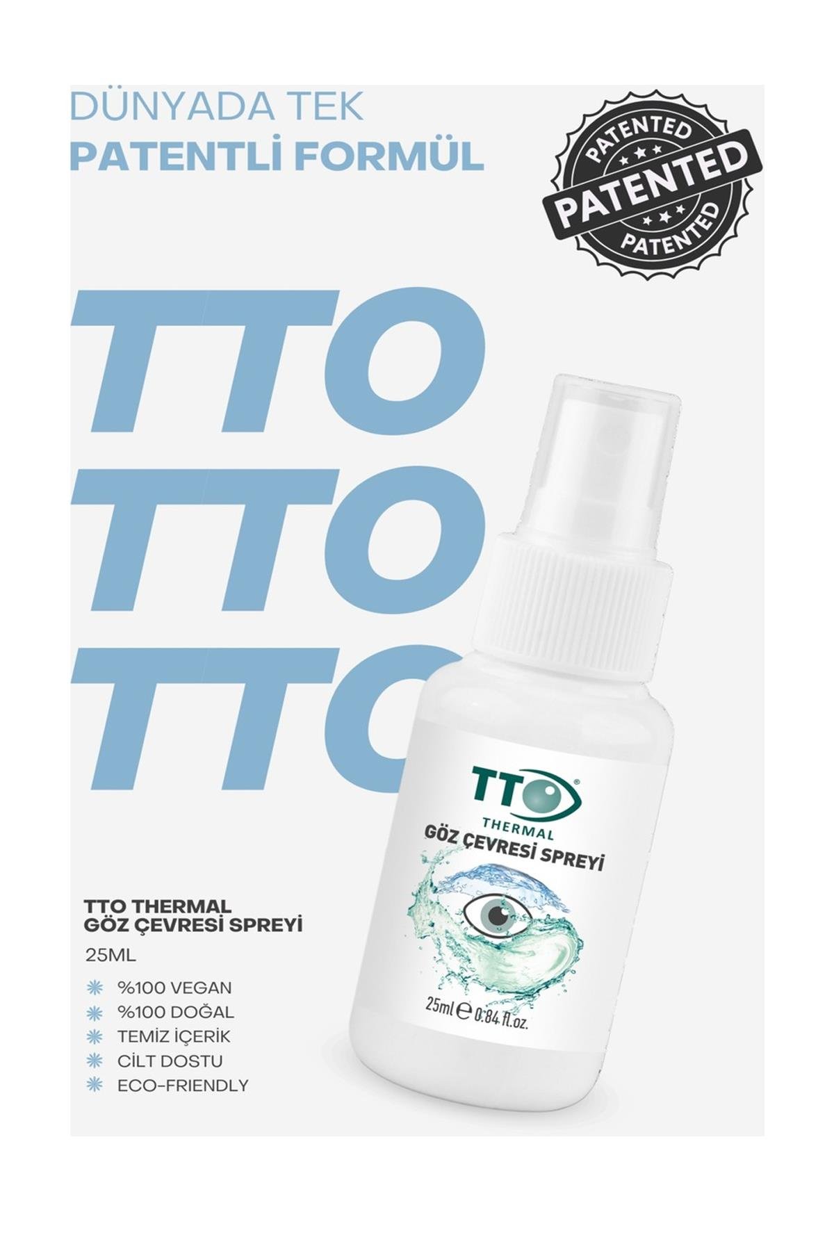TTO GÖZ ÇEVRESİ SPREYİ 25 ML