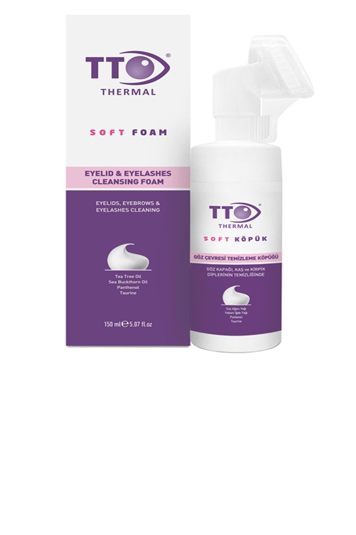 TTO SOFT GÖZ ÇEVRESİ TEMİZLEME KÖPÜĞÜ 150 ML (Aplikatörlü)