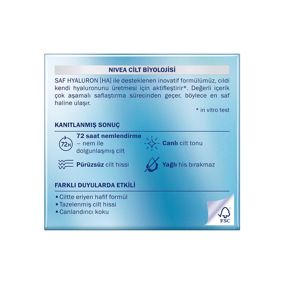  Nivea Hydra Skin Jel Krem Nemlendirici 50 ml