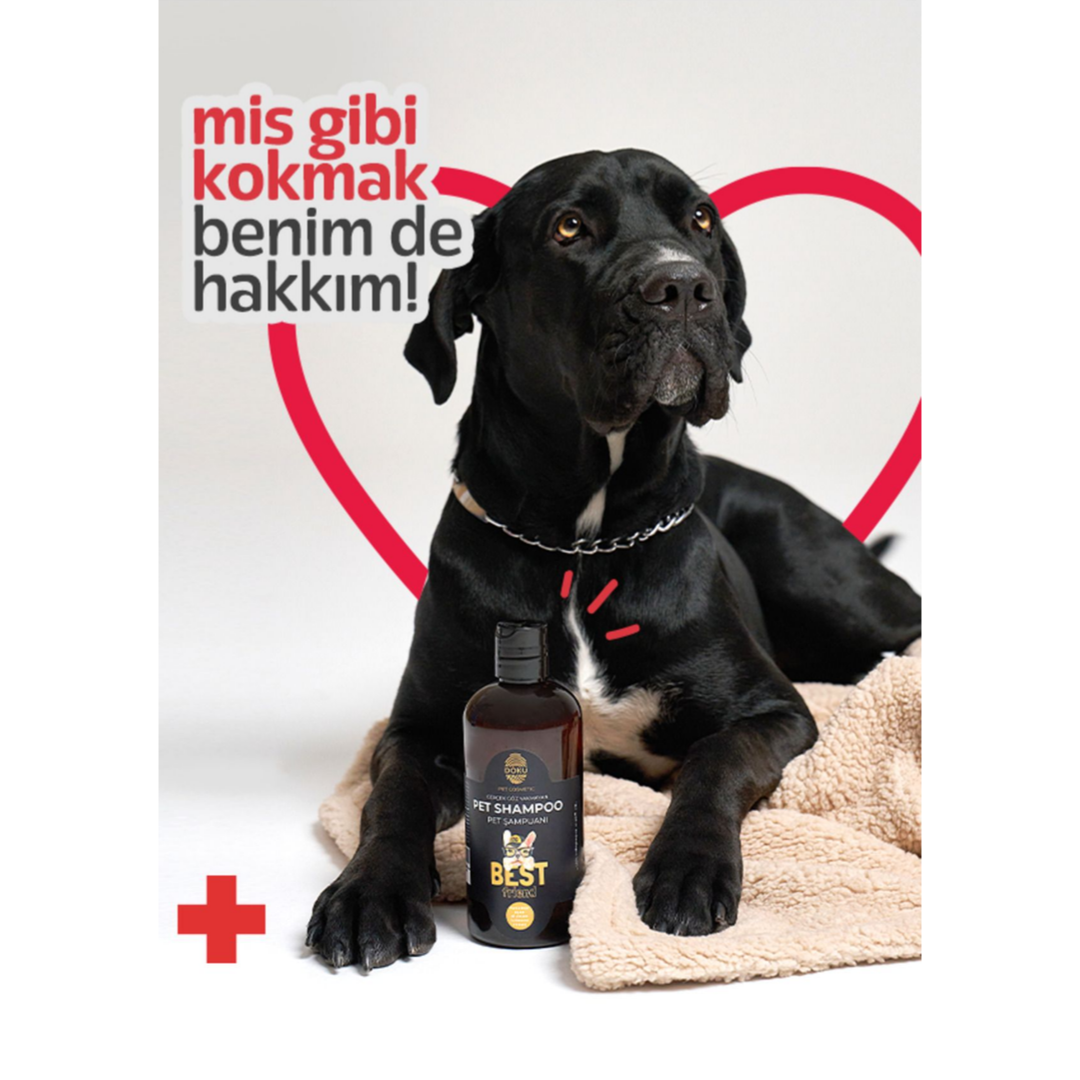 Doku Kedi ve Köpek Şampuanı 500 ml | Göz Yakmayan, Doğal ve Anti Alerjen Formül