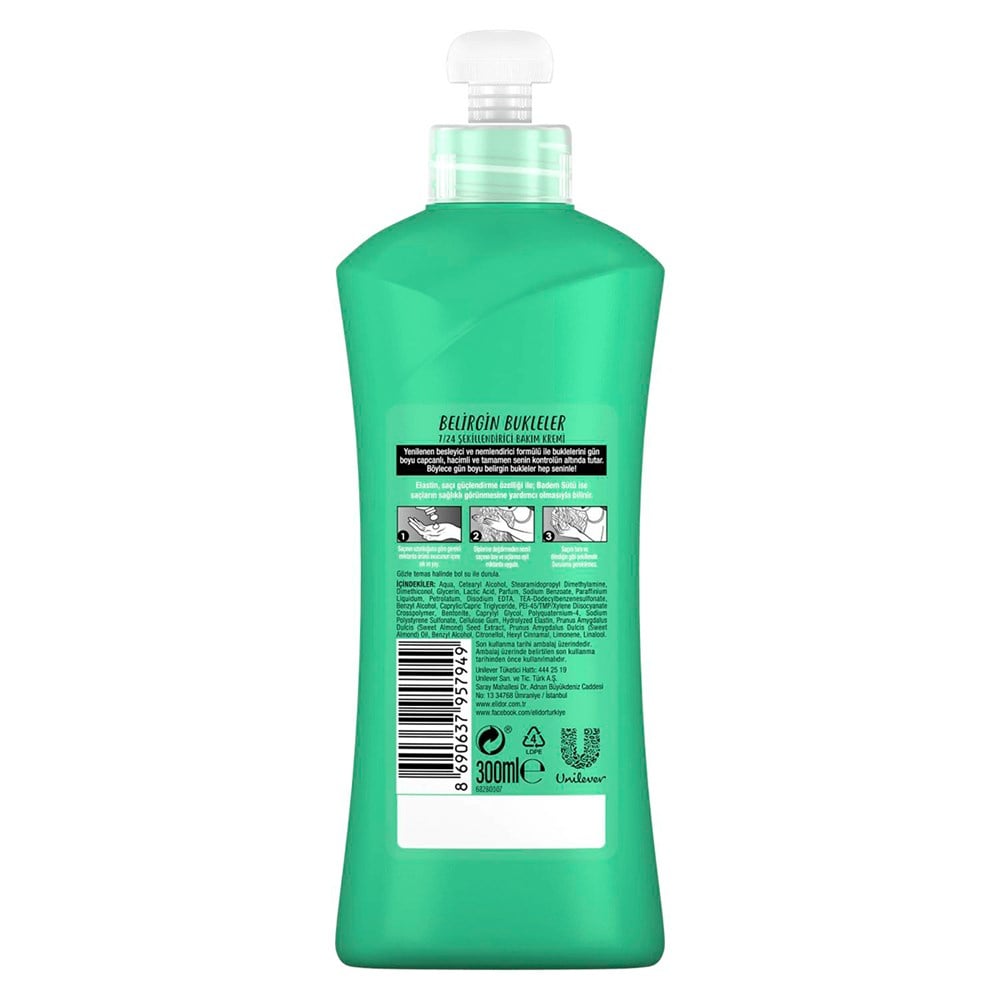 Elidor Krem 7/24 Belirgin Bukleler 300ml