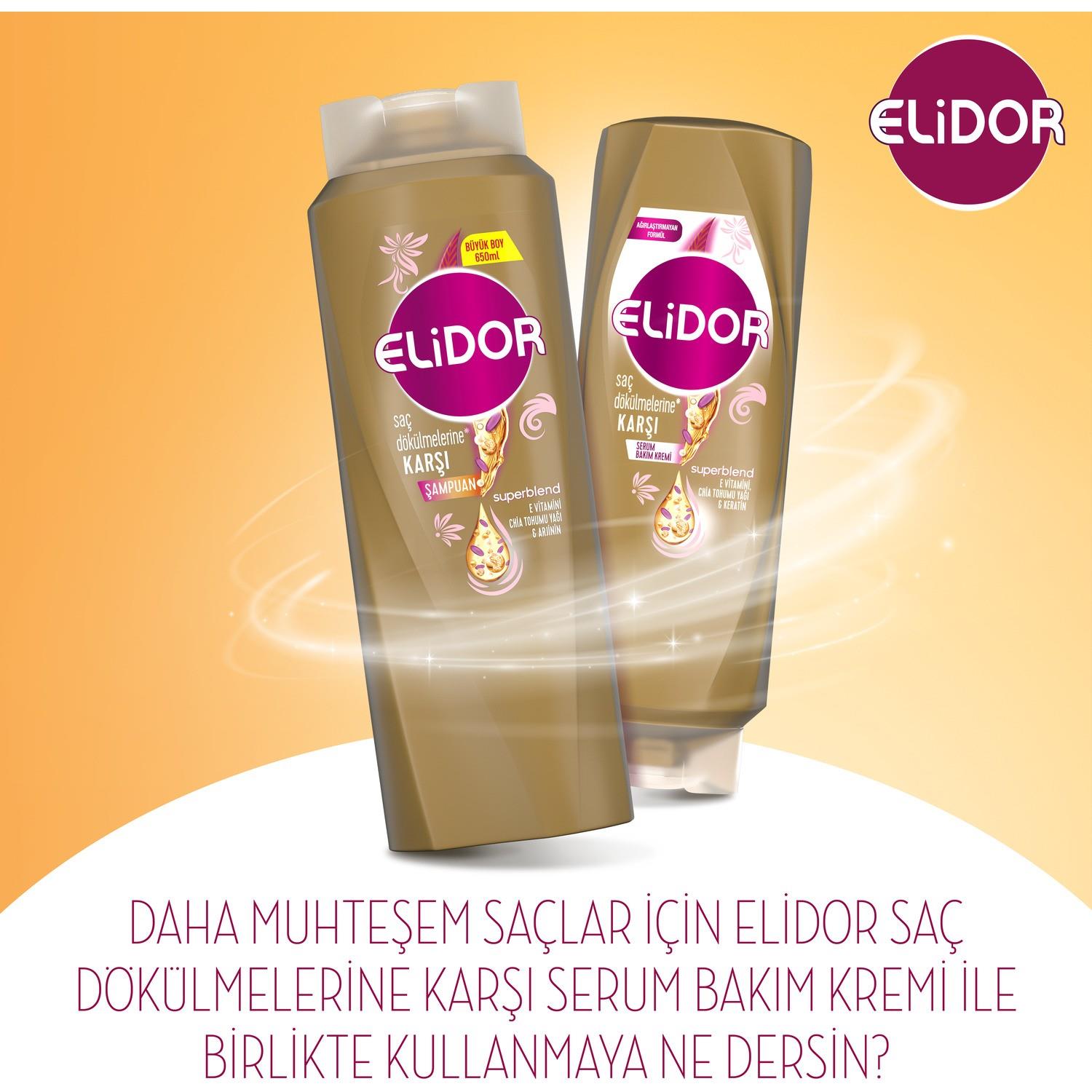 Elidor Saç Dökülmesine Karşı Saç Bakım Şampuanı 650 ml