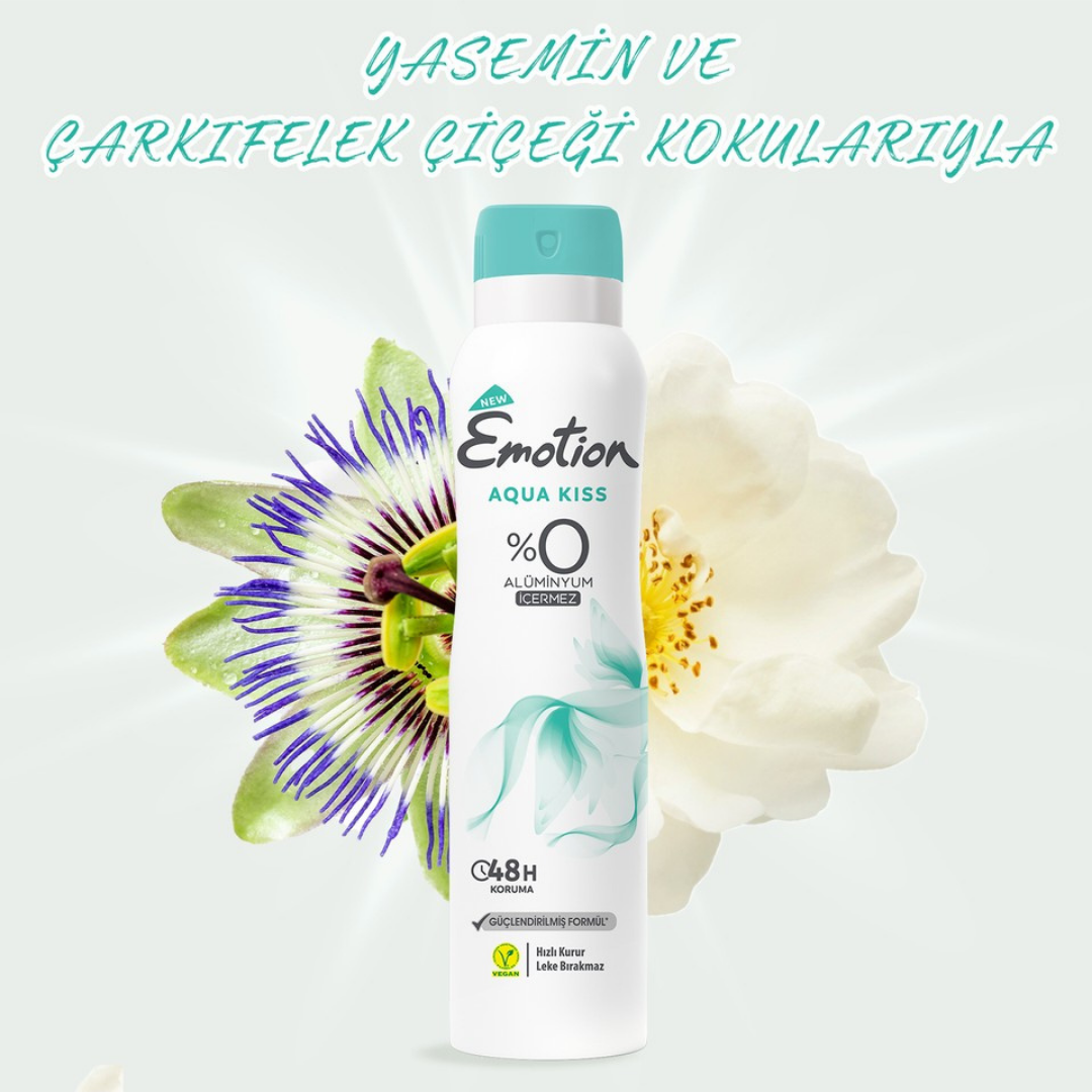 Emotion Aqua Kiss Deodorant 150 ml