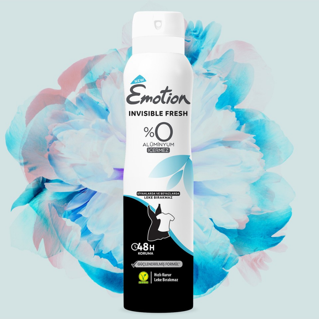 Emotion Black and White Clean Kadın Deodorant 150 ml