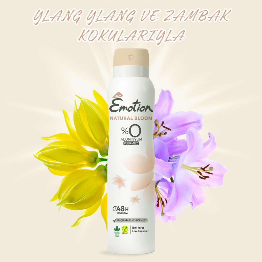 Emotion Natural Deodorant Bloom 150 ml