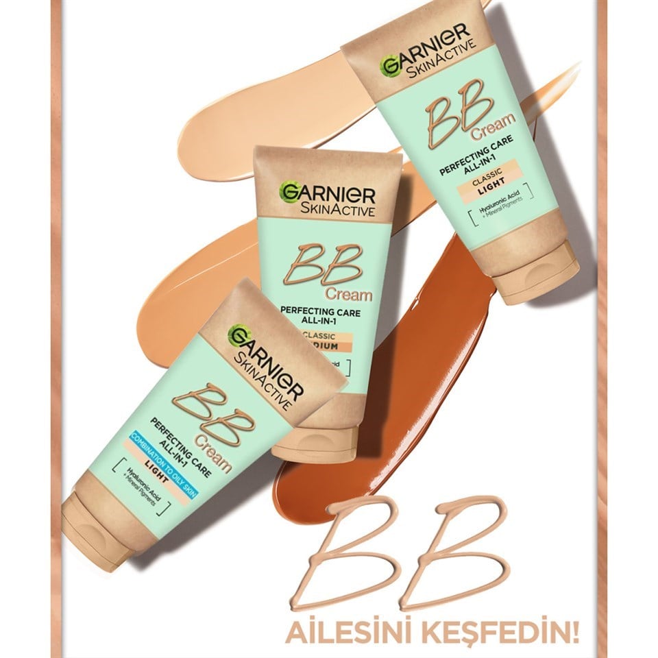 Garnier Hyaluronik Aloe BB Krem Mucizevi Cilt Kusursuzlaştırıcı Orta Ton 50ml