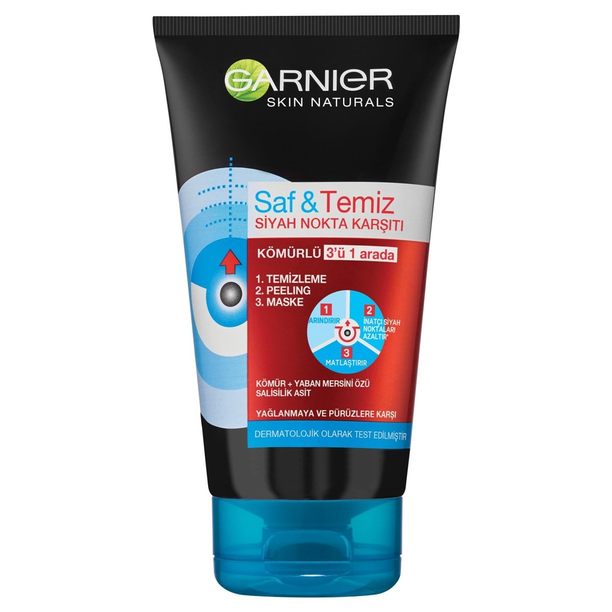 Garnier Saf ve Temiz Kömürlü Peeling 50ml