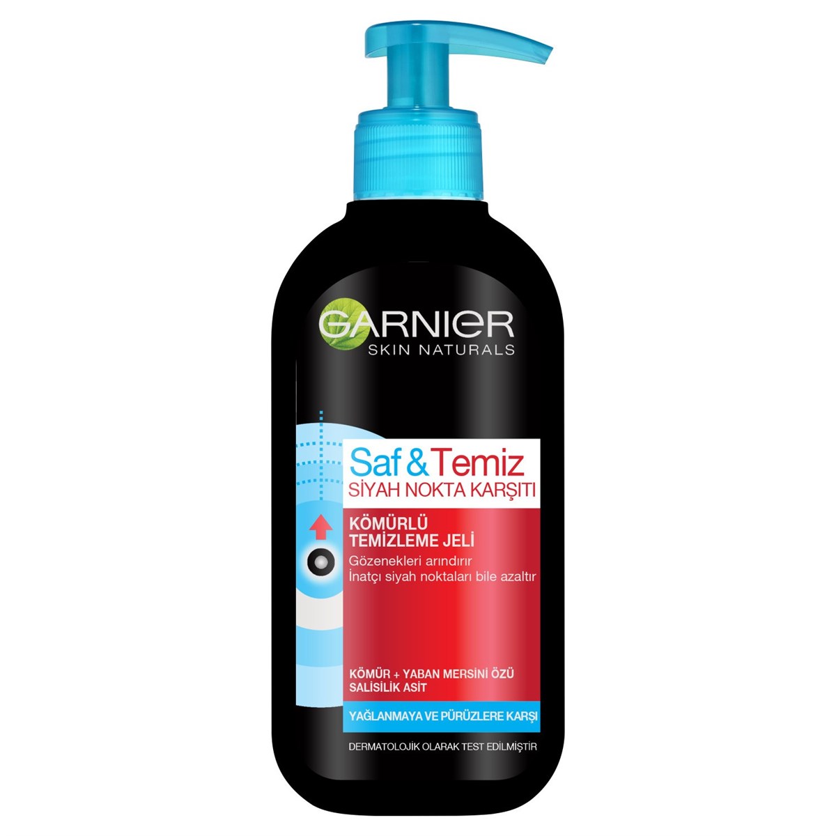 Garnier Saf ve Temiz Kömürlü Temizleme Jeli 200 ml