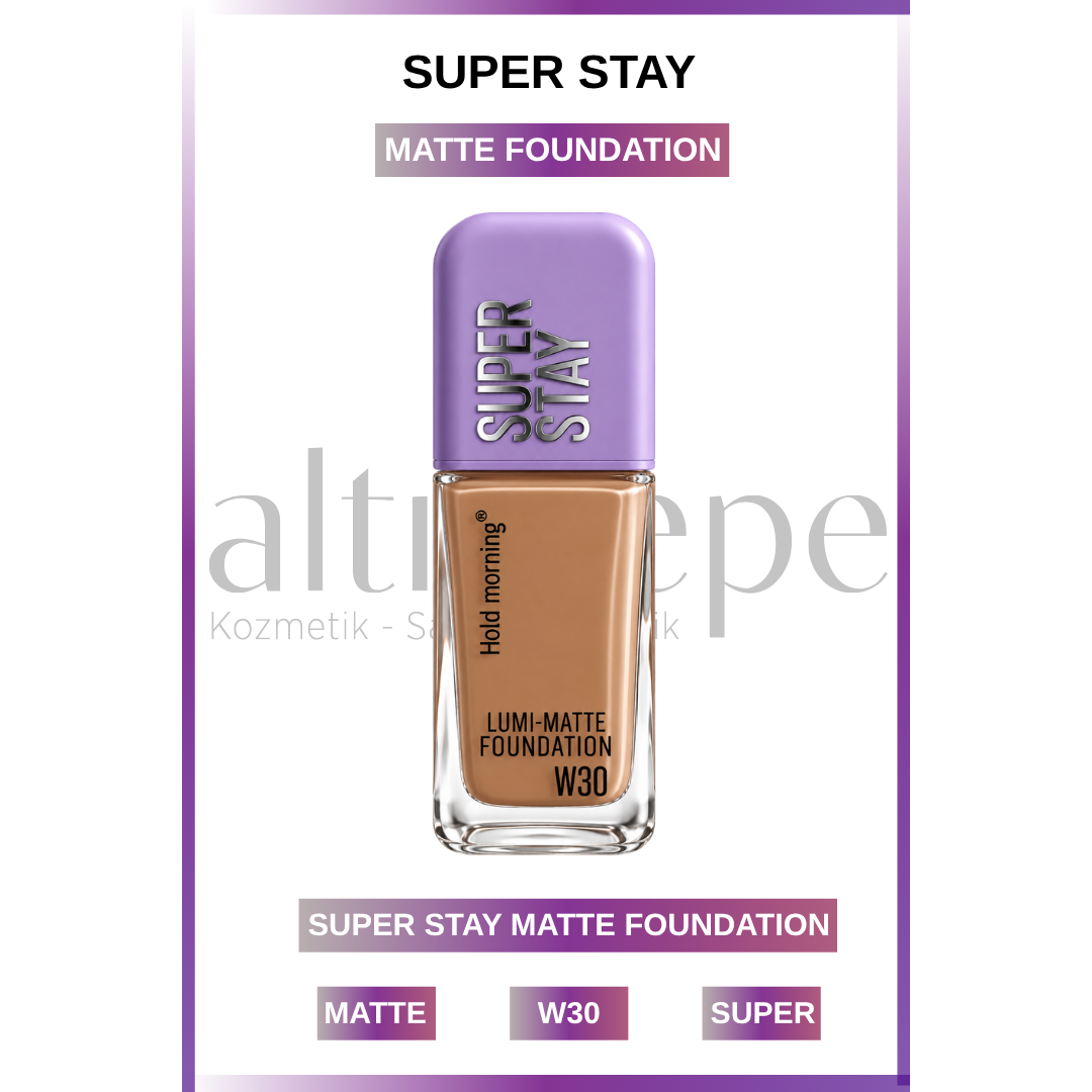 Hold Morning Super Stay Matte Foundatıon W30