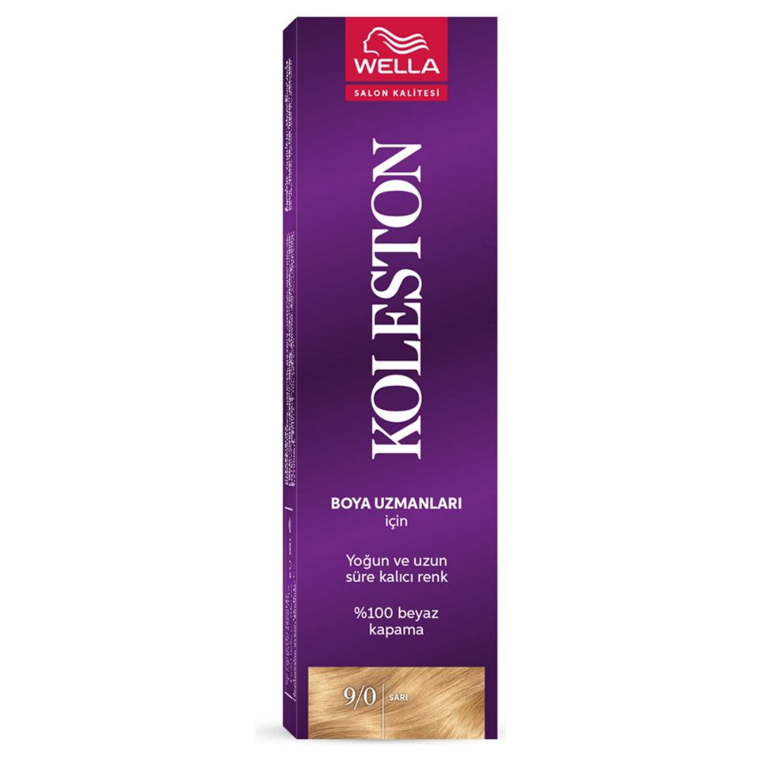 Koleston Tüp Saç Boyası 9/0 Sarı