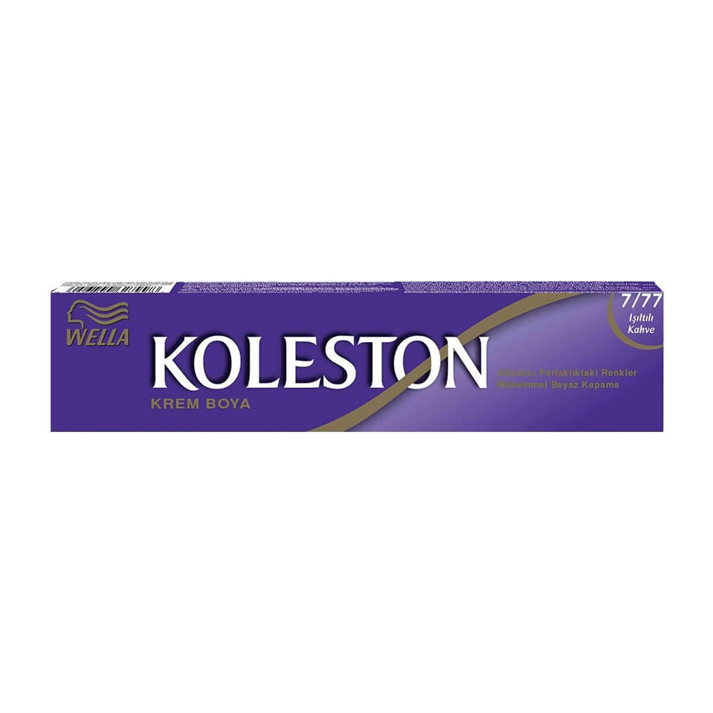 Koleston Tüp Saç Boyası Işıltılı Kahve 7/77