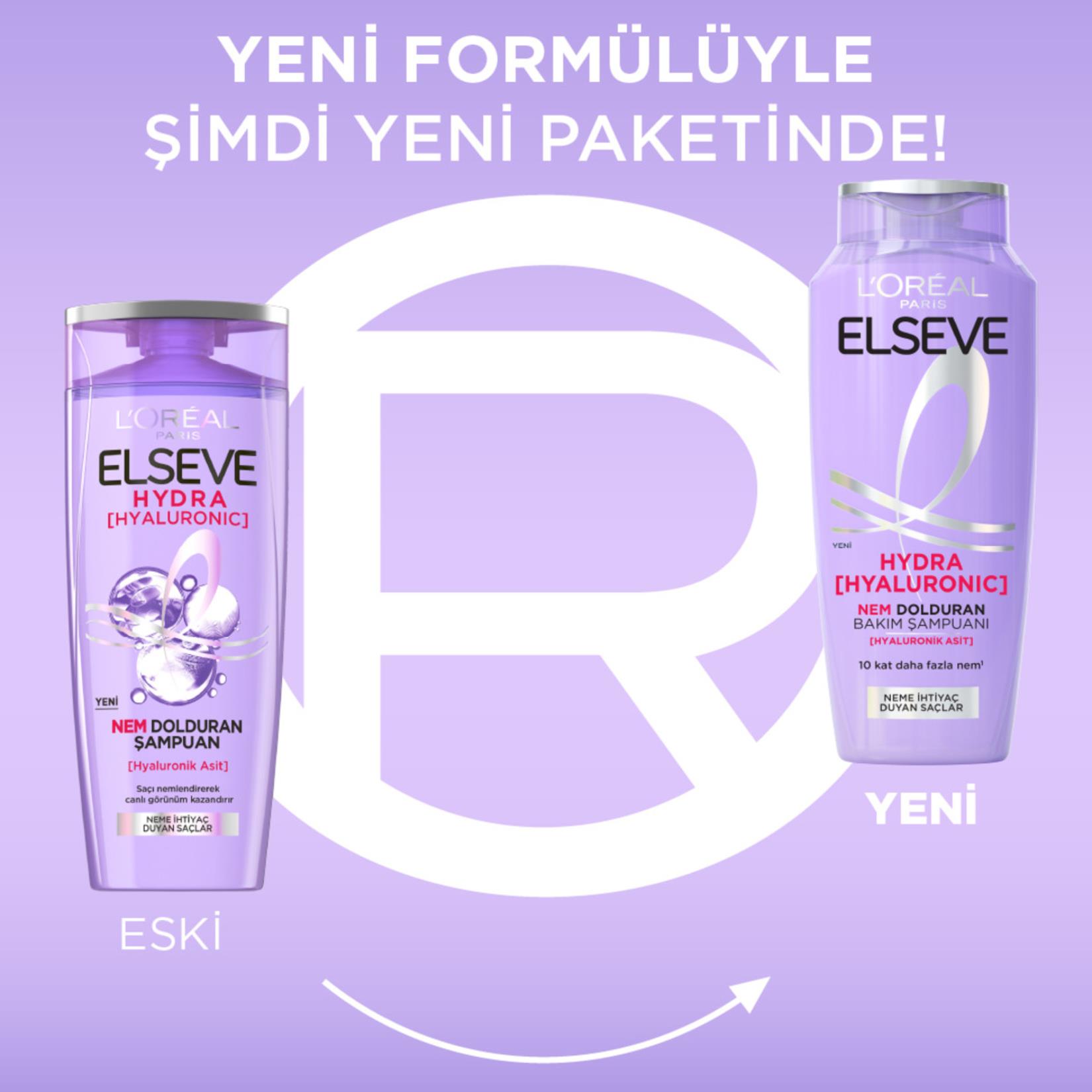 L'Oréal Paris Elseve Hydra Nem Dolduran Bakım Şampuan 300 Ml 