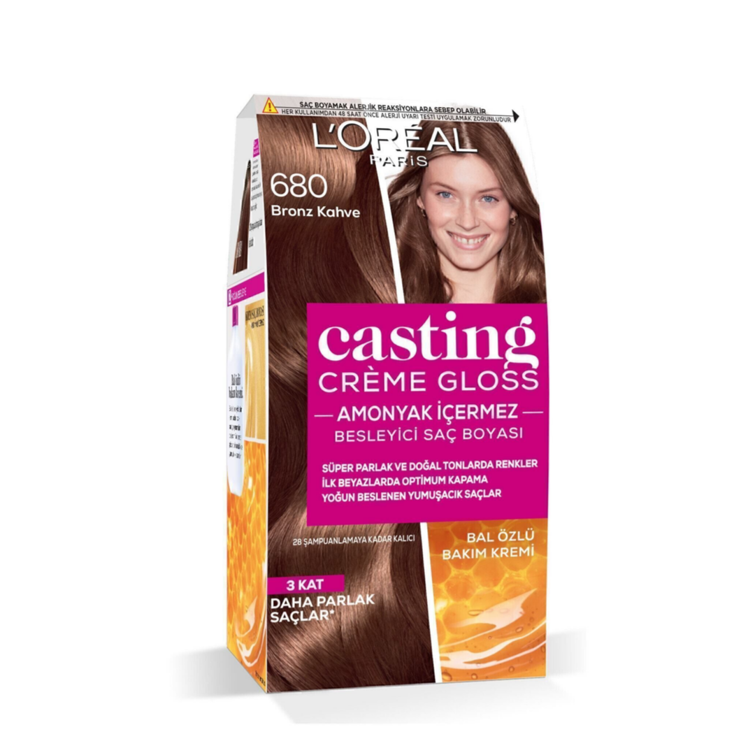 L'Oreal Paris Casting Crème Gloss Saç Boyası - 680 Bronz Kahve