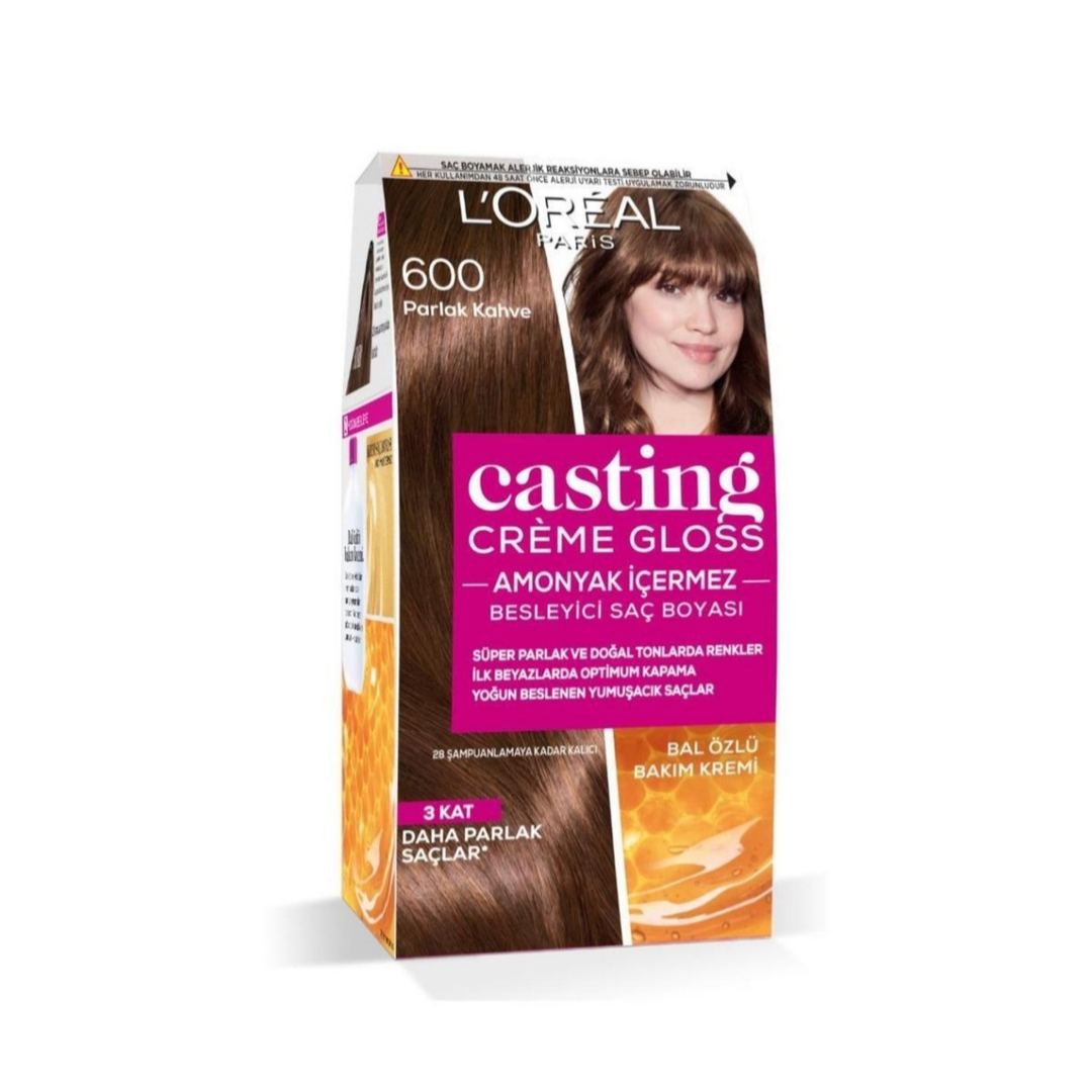 L'Oreal Paris Casting Crème Gloss Saç Boyası - 600 Parlak Kahve