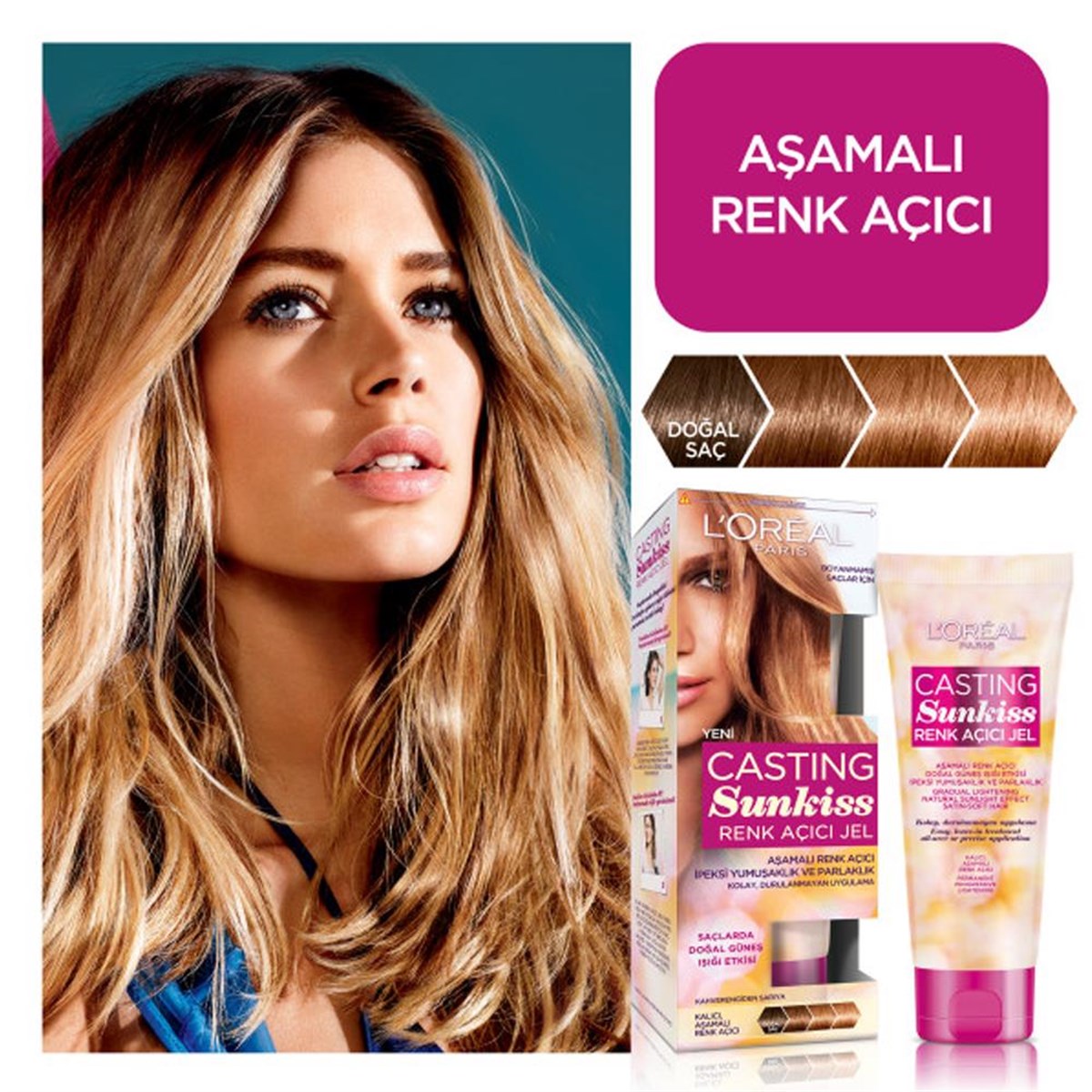L'Oreal Paris Casting Sunkiss Renk Açıcı Jel 01