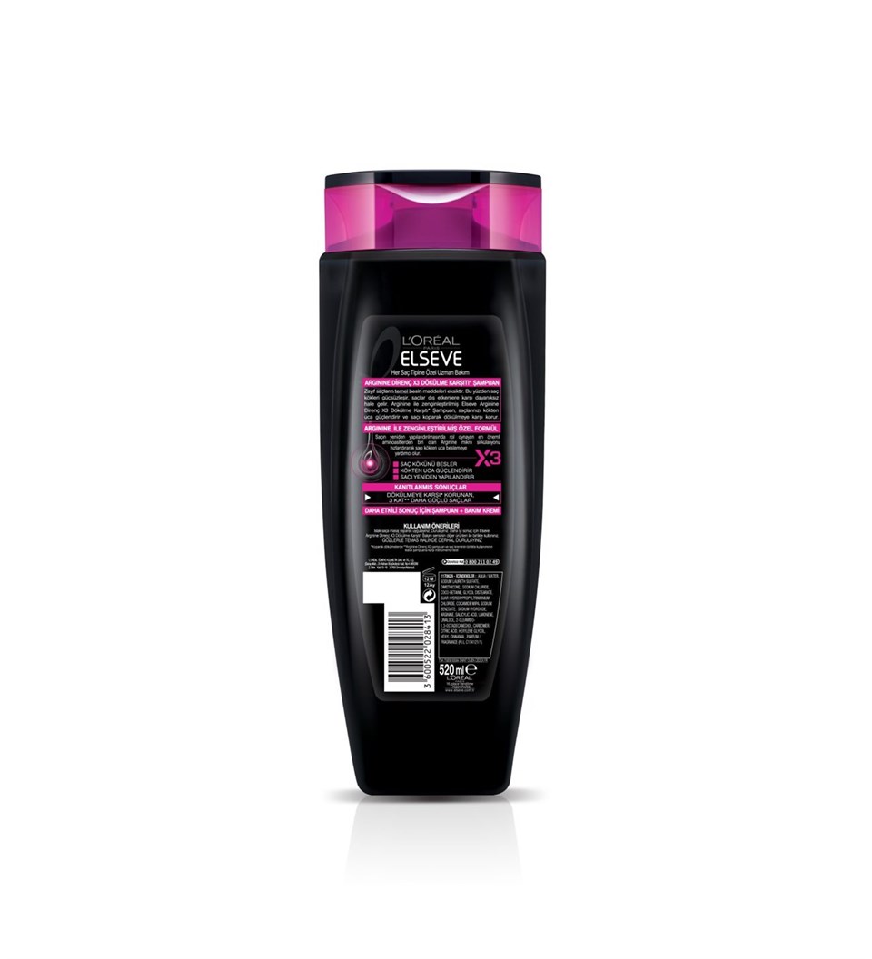 L'Oreal Paris Elseve Arginine Direnç Şampuan  520ml