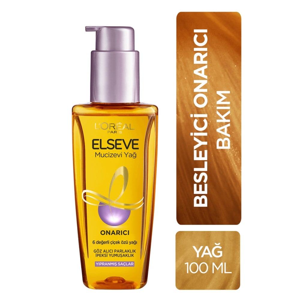 L'Oreal Paris Elseve Mucizevi Bakım Yağı Onarıcı 100 ml