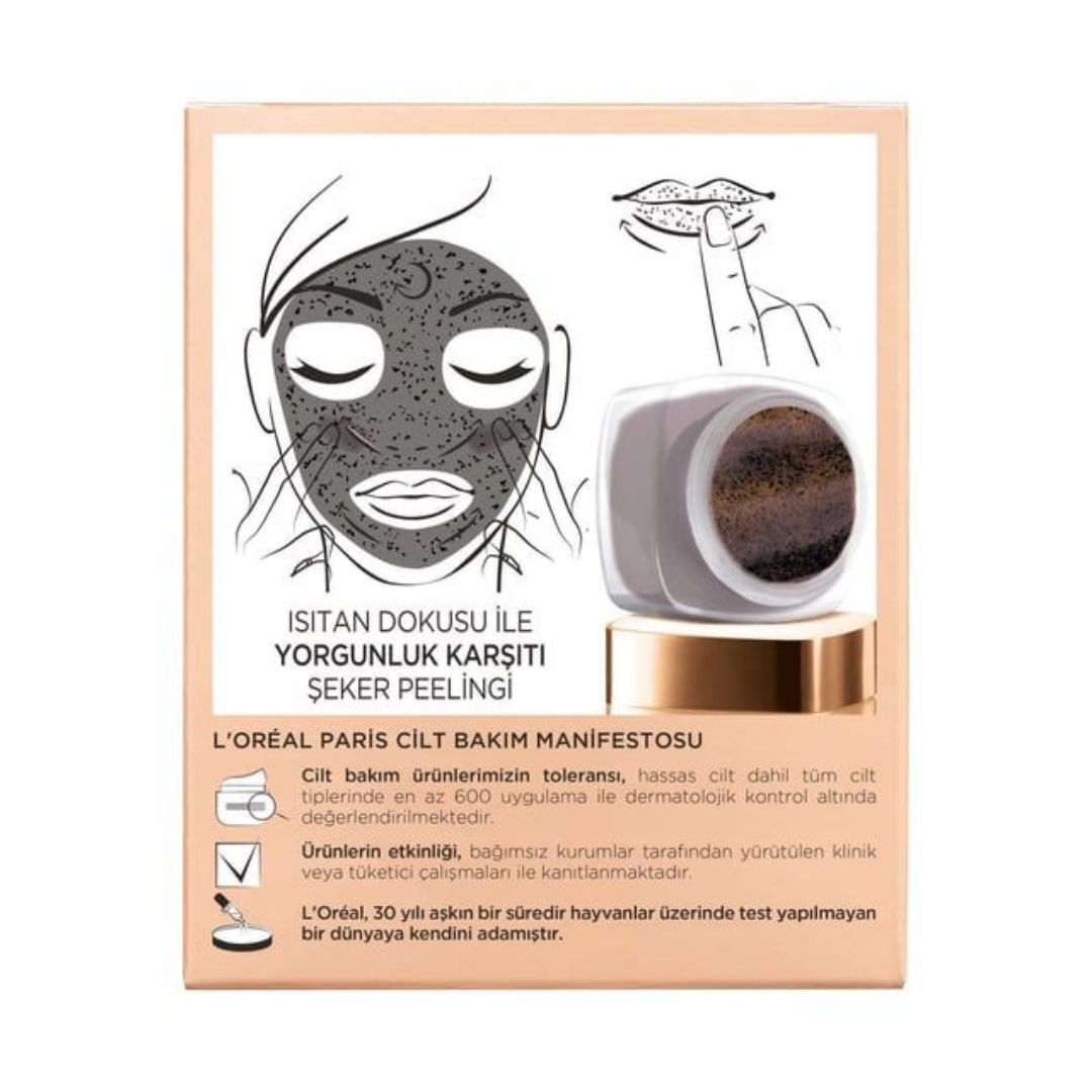 L'Oreal Paris Şeker Peelingi Yorgunluk Karşıtı