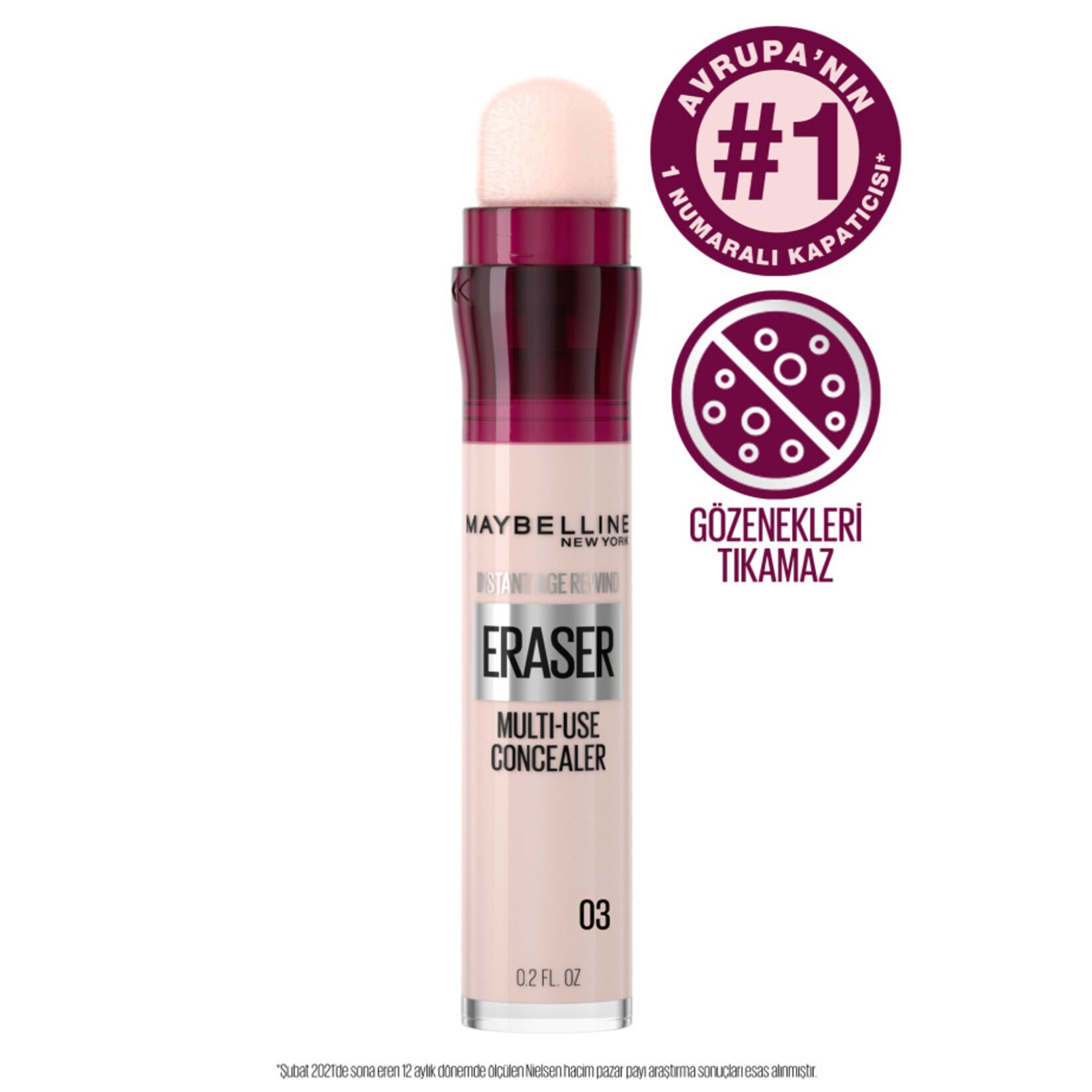 Maybelline New York Instant Anti Age Eraser Kapatıcı No: 03 Fair