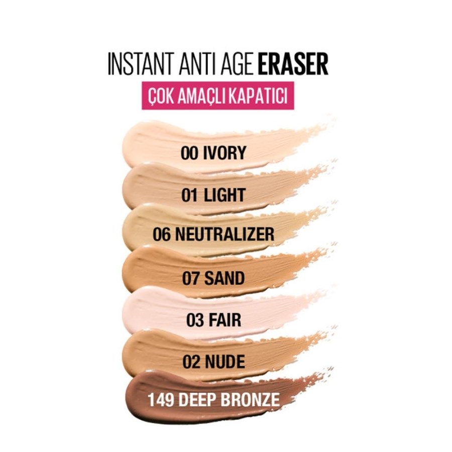 Maybelline New York Instant Eraser Kapatıcı 07 Sand