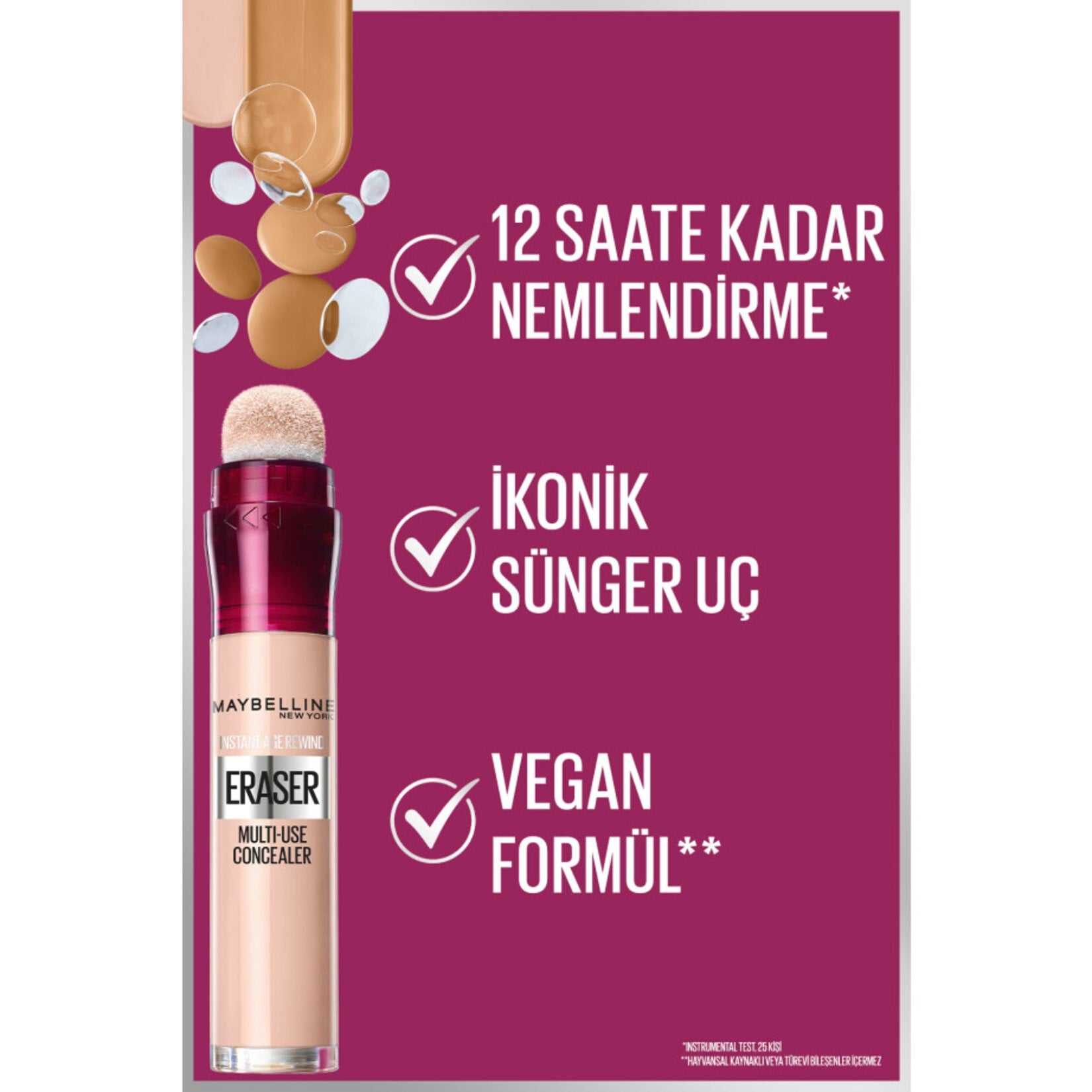 Maybelline New York Kapatıcı - Instant Age Eraser Concealer 04 Honey 