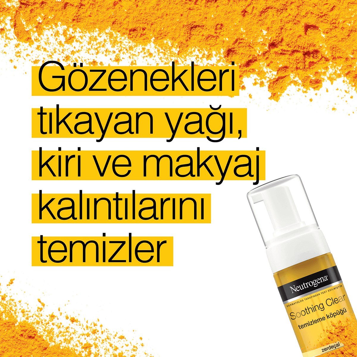 Neutrogena Soothing Clear Zerdeçal Temizleme Köpüğü