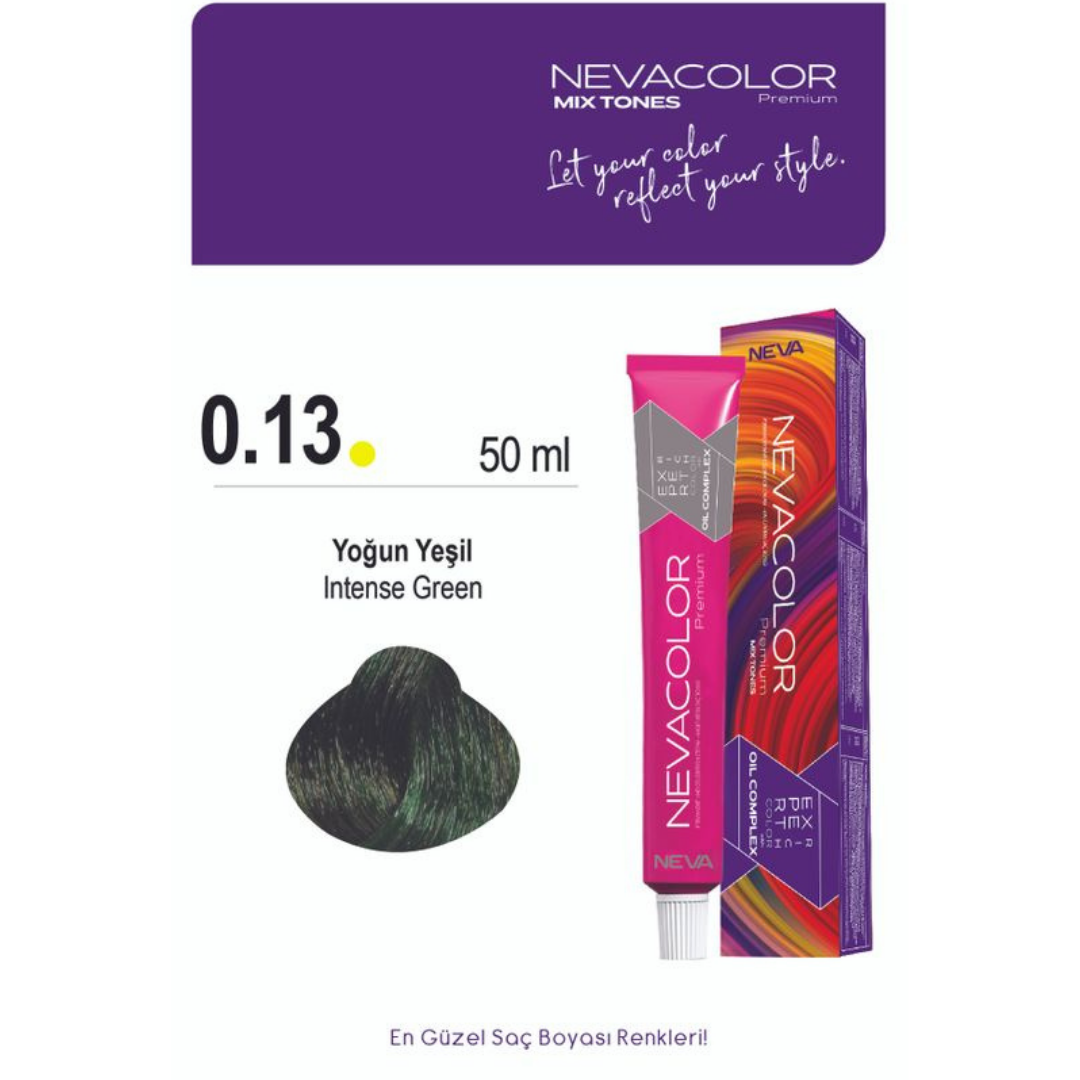 NevaColor 0.13 Yoğun Yeşil Tüp Boya
