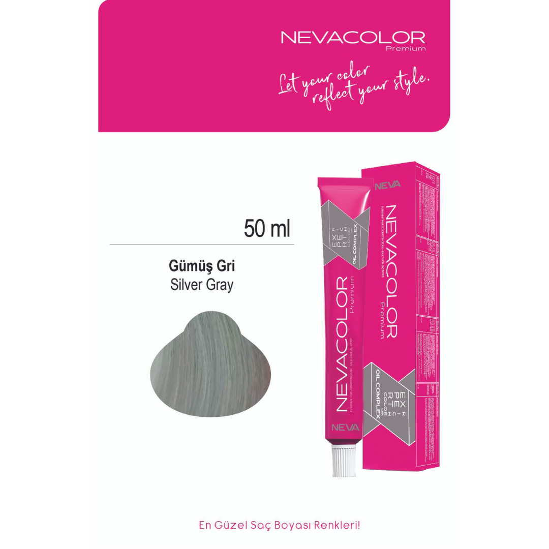 Nevacolor Premium GÜMÜŞ GRİ