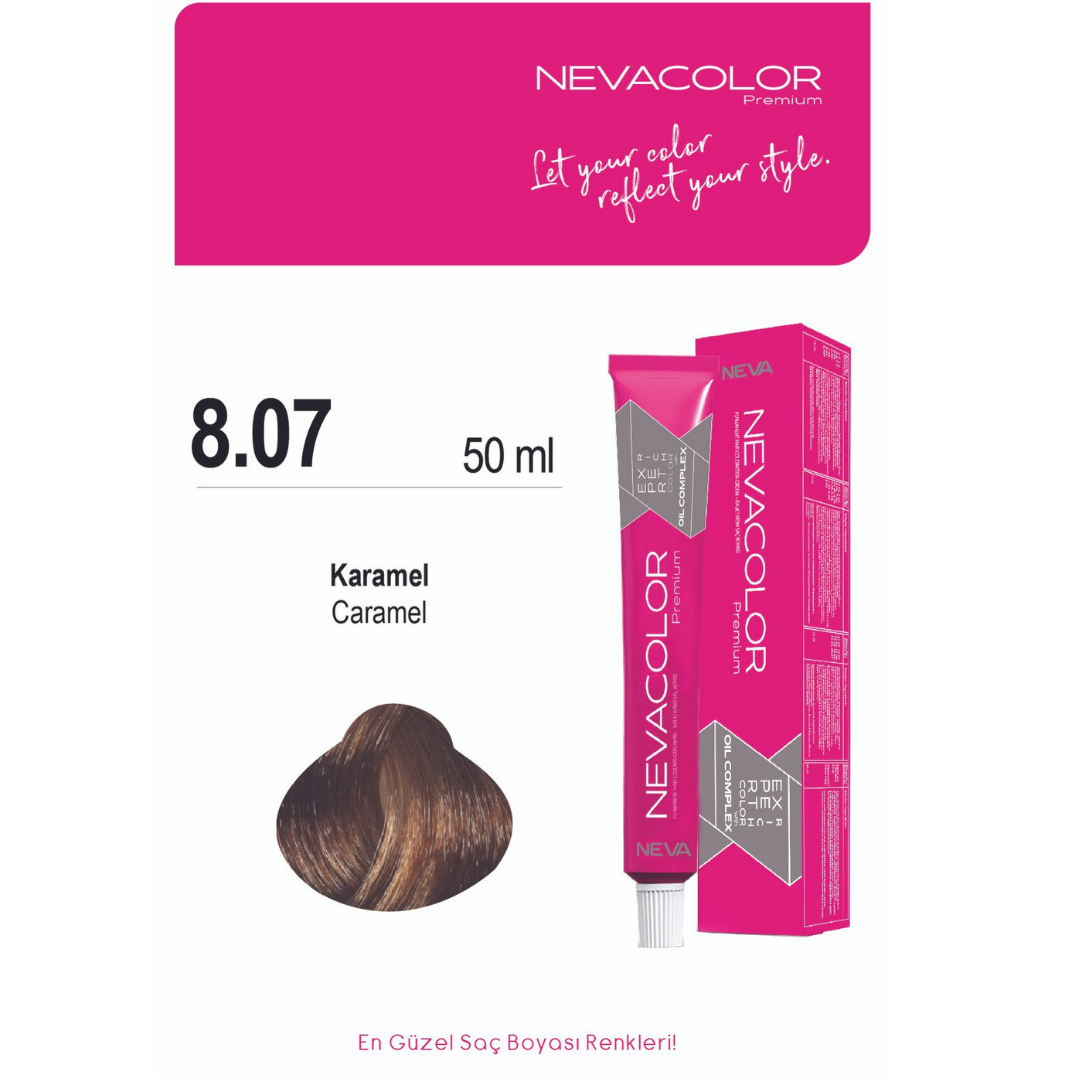 NEVACOLOR TÜP BOYA  8.07 KARAMEL