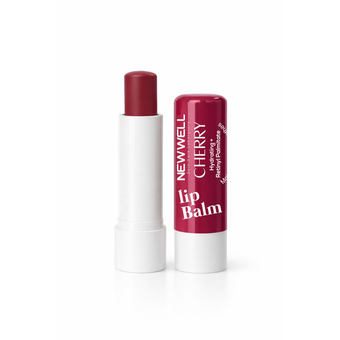 New Well Cherry Hydrating Lip Balm – Kiraz Aromalı Nemlendirici Dudak Bakım Kremi 4 gr