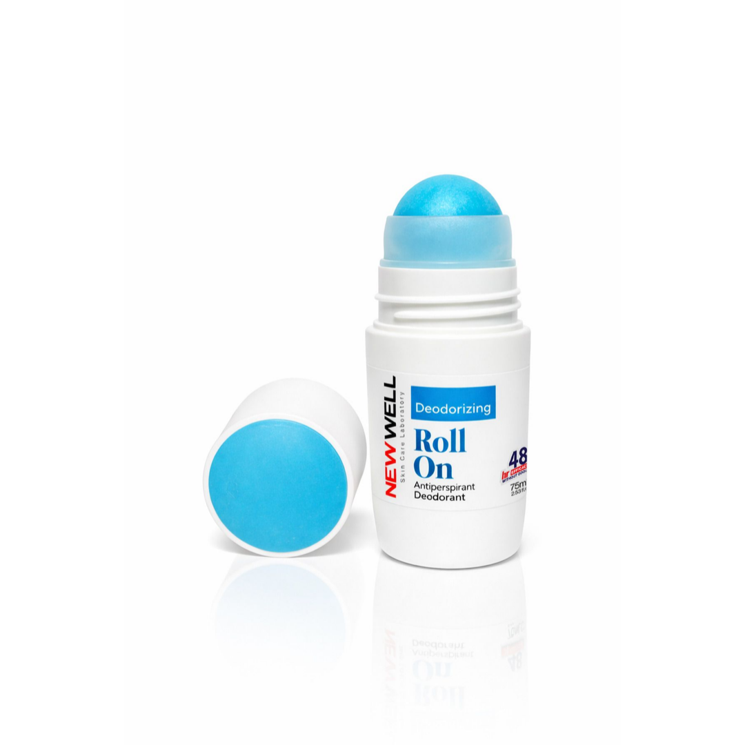 New Well Deodorizing Roll On Terleme Önleyici Koltuk Altı Roll On (Mavi) 75 ML