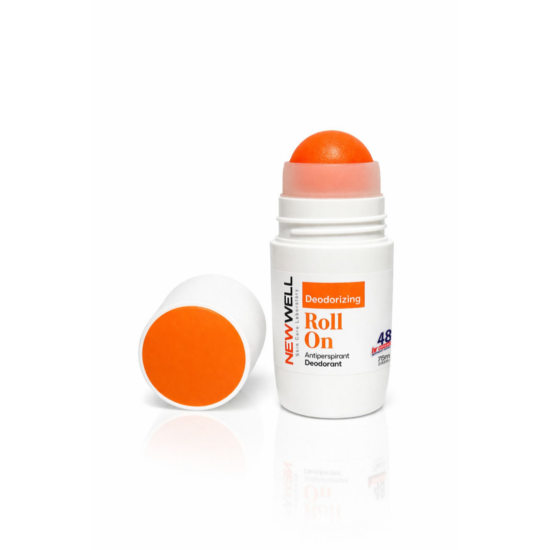New Well Deodorizing Roll On Terleme Önleyici Koltuk Altı Roll On (Turuncu) 75 ML